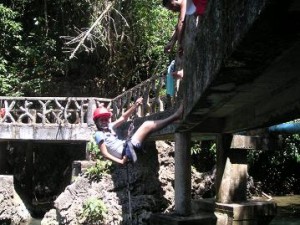 Rappelling Outdoor Activity, Pagtatap Youth Camp, Malumpati Cold Spring, Pandan, Antique, Philippines